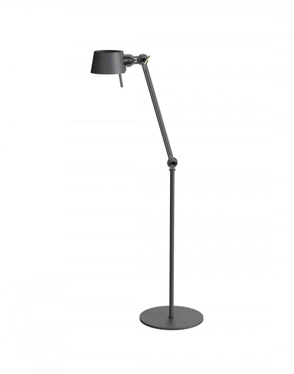 Bolt Floor Lamp Single Arm Midnight Grey