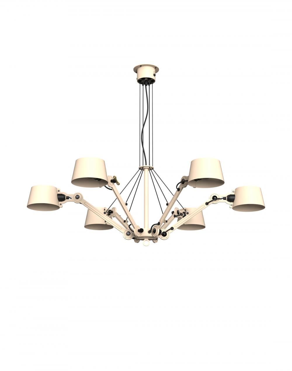 Bolt Chandelier Lightning White