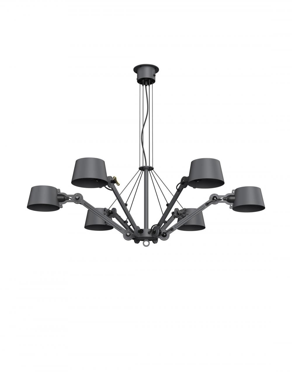 Bolt Chandelier Midnight Grey