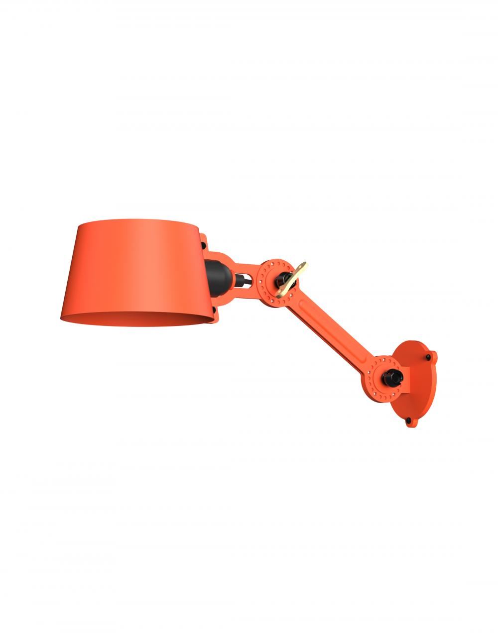 Bolt Wall Lamp Side Fit Small Striking Orange Hardwired For Cables From Wall