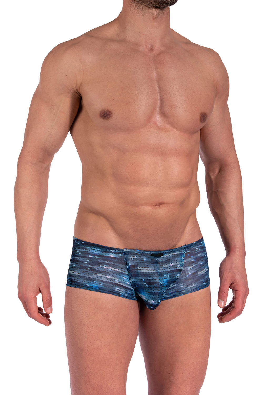 Manstore M2371 Bungee Pant men’s underwear boxer briefs in see through mesh. Shop male trunk shorts with a nicely cupped pouch. Worldwide delivery