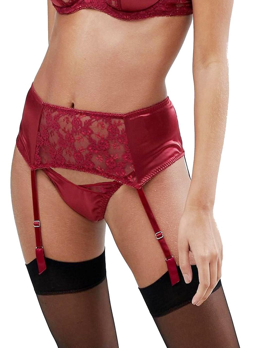 These suspenders from the Pamela Loves range by Coco De Mer, are the perfect accessory for a very special occasion. Designed from soft satin and adorned in gorgeous lace details this piece is shaped to completely flatter your curves. Sexy and always elegant, this accessory was made to ensure your lingerie look is simply stunning.  Sexy and elegant design Floral lace inserts Figure-hugging High-rise cut Silky soft satin straps Adjustable straps Practical clip closures to hold up the stocking Composition: 70% Polyamide &pipe; 20% Polyester &pipe; 10% Elastane Listed in UK sizes  46997-85999-1144413   Suspender Belt