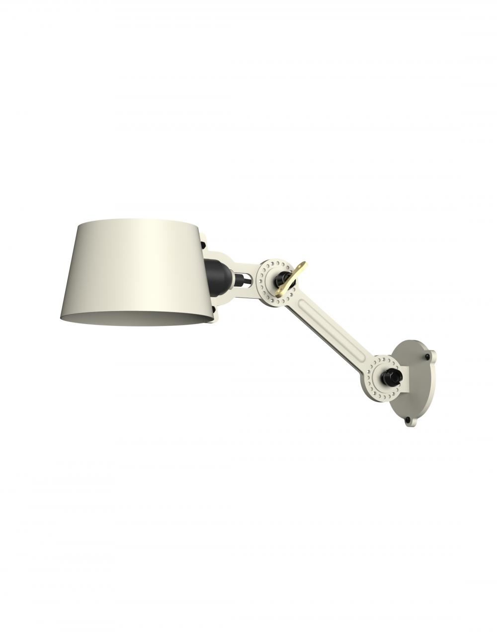 Bolt Wall Lamp Side Fit Small Ash Grey With Cable Switch And Plug