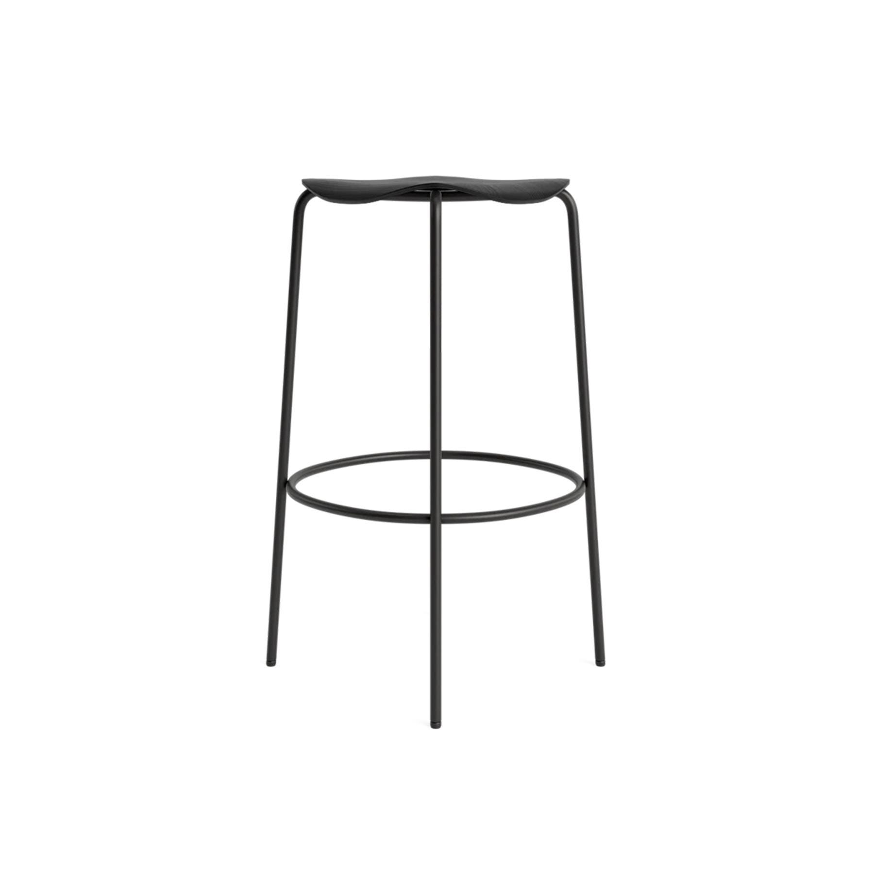 Make Nordic Ugo Stool High Bar Stool Black Oak Designer Furniture From Holloways Of Ludlow