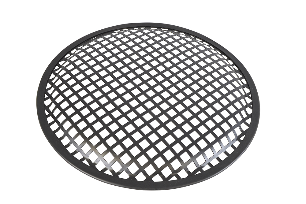 Image of 10" Speaker Grille - Black Metal With PVC Trim