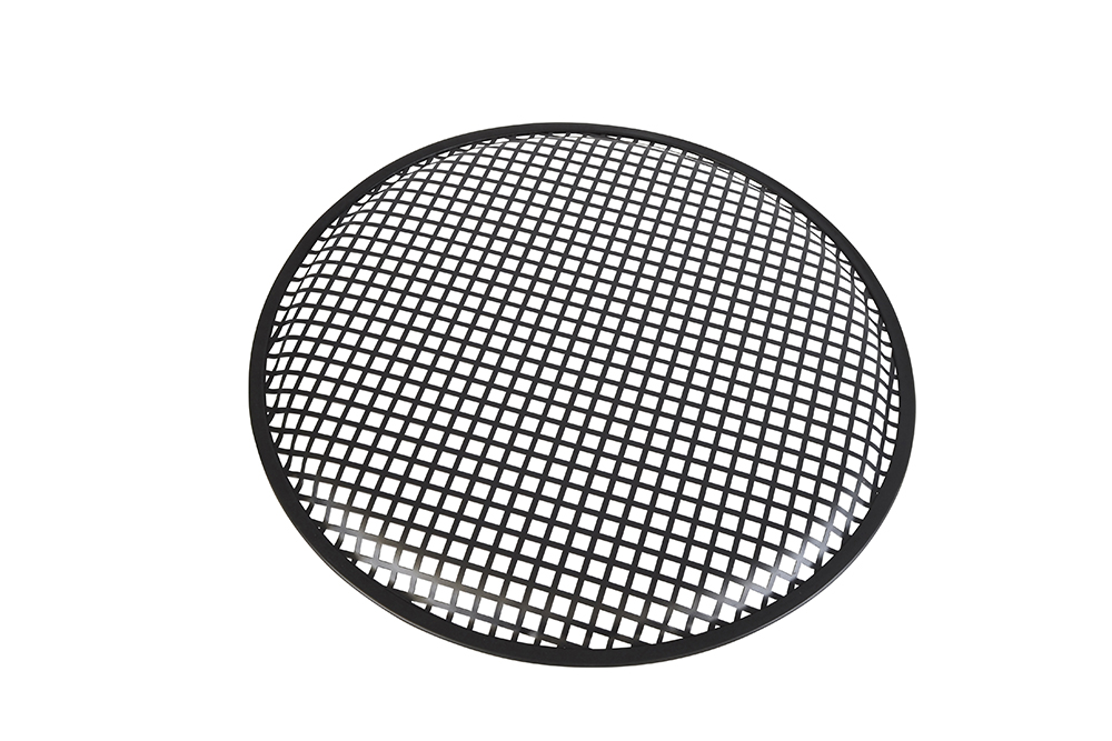 Image of 18" Speaker Grille - Black Metal With PVC Trim