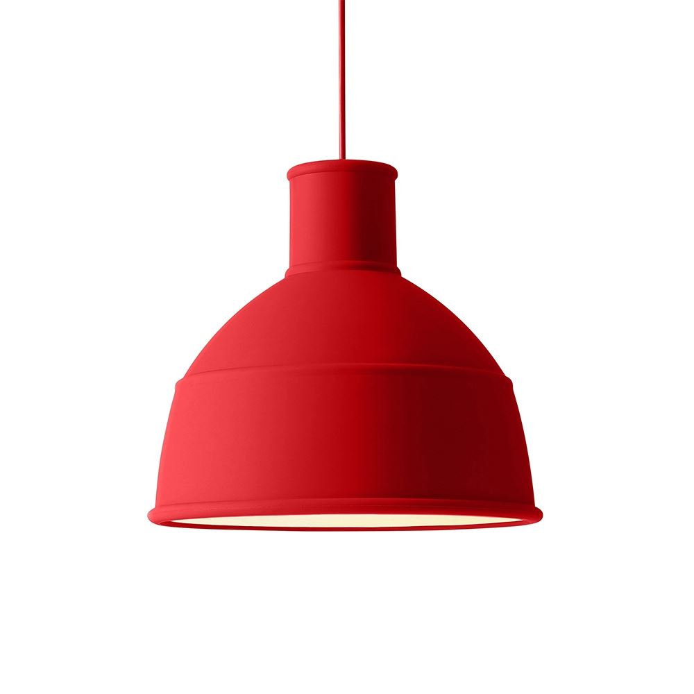 Muuto Unfold Pendant Dusty Red Designer Pendant Lighting