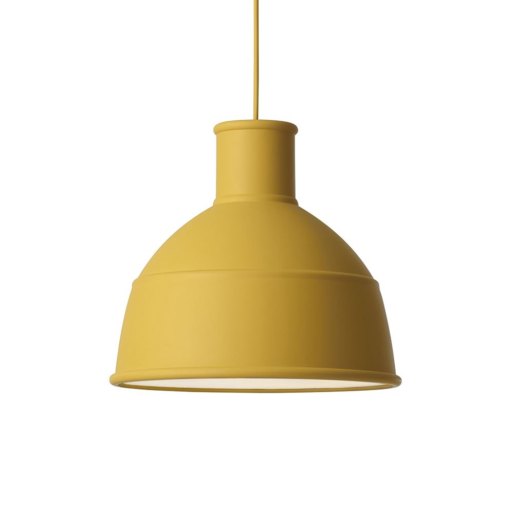 Muuto Unfold Pendant Mustard Yellow Designer Pendant Lighting