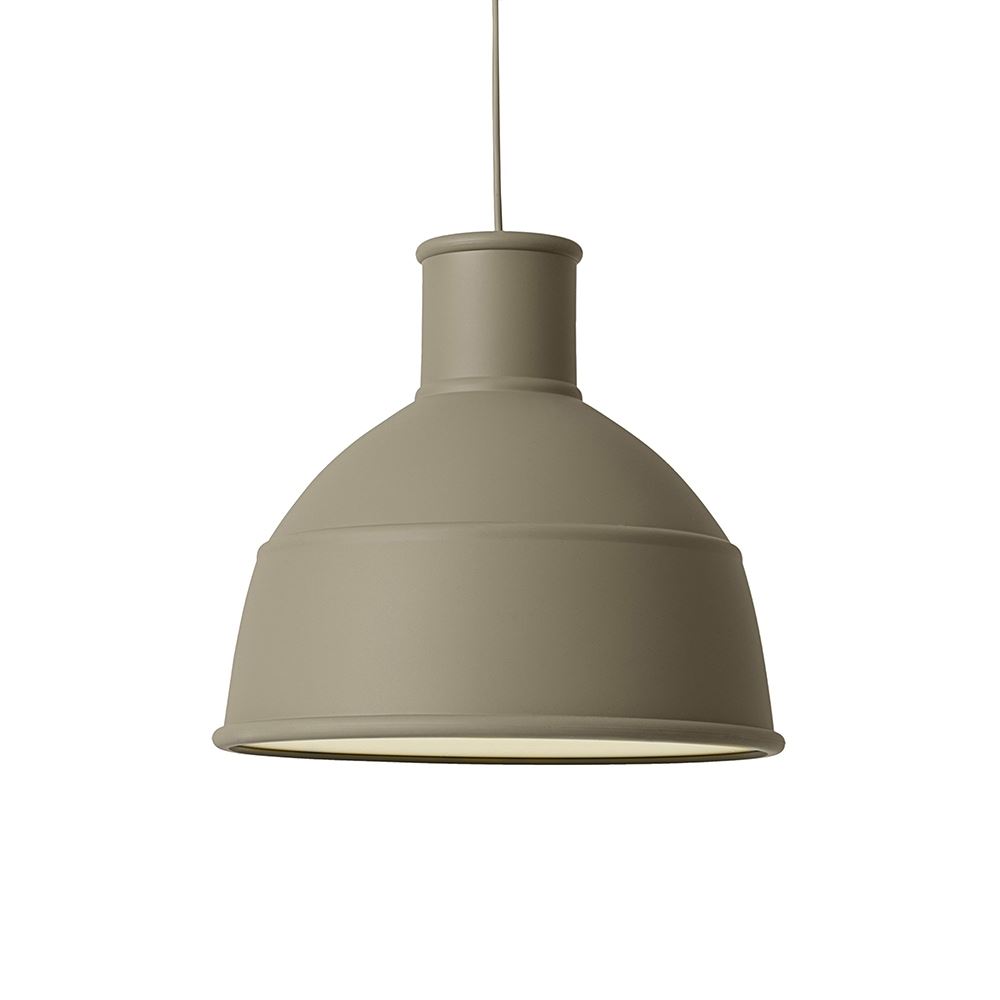 Muuto Unfold Pendant Olive Brown Designer Pendant Lighting