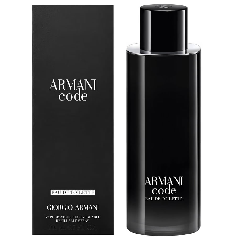 Giorgio Armani Armani Code Eau de Toilette 200ml Refillable Spray