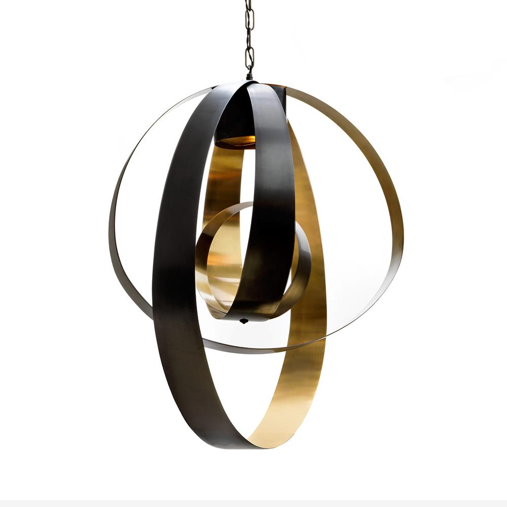 Cto Lighting Lunar Pendant Large Black Designer Pendant Lighting