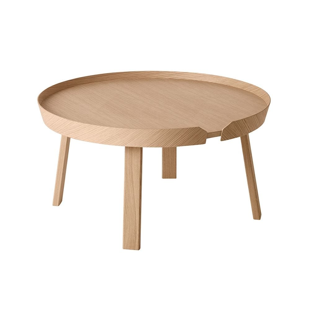 Muuto Around Coffee Table Large Oak Light Wood Designer Furniture From Holloways Of Ludlow