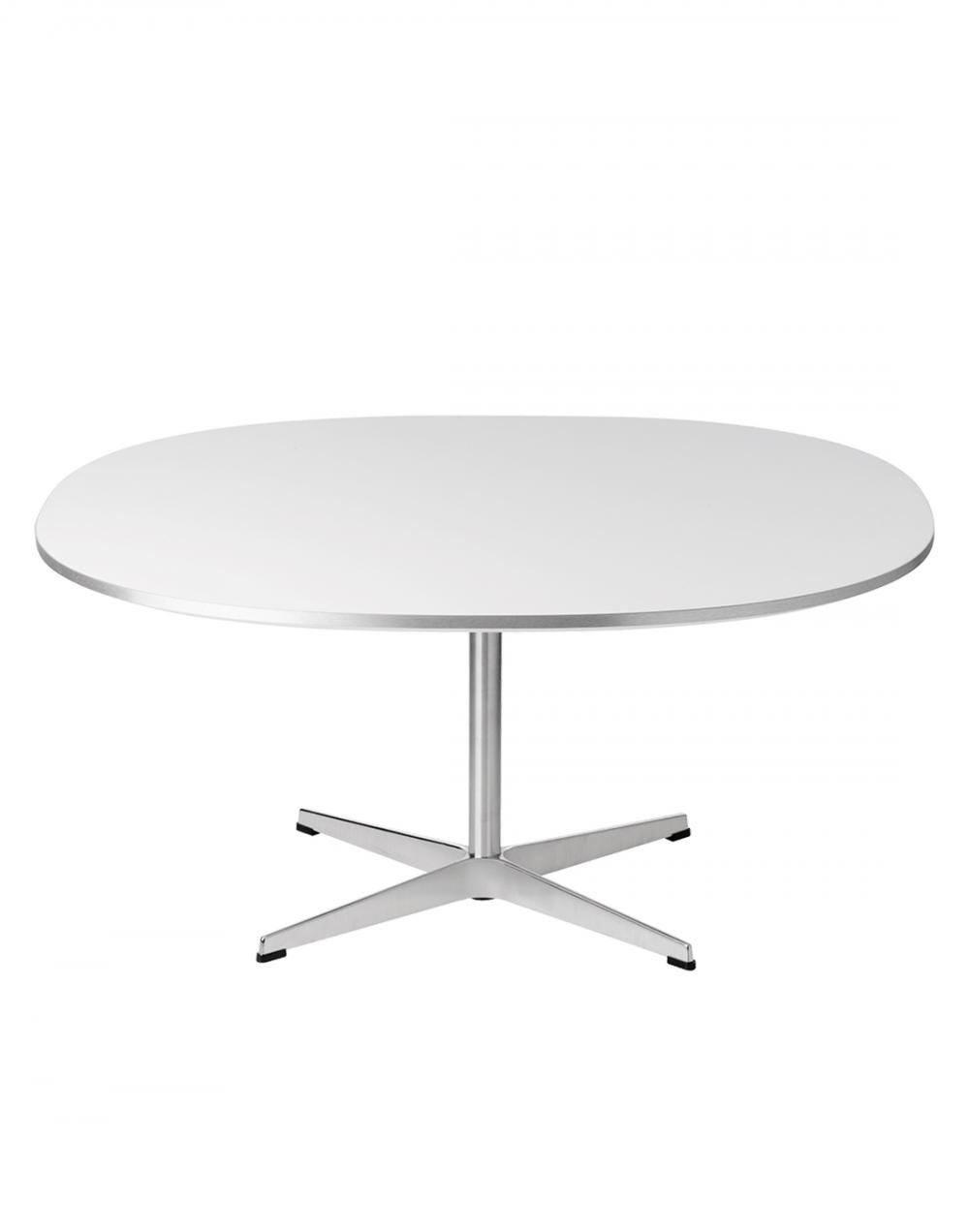 Fritz Hansen Coffee Table Series Supercircular Large White Laminate Designer Furniture From Holloways Of Ludlow