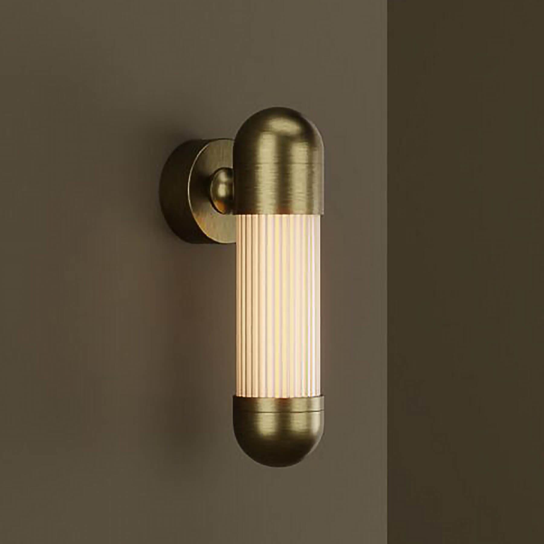 Hudson Wall Lights Brushed Brass Bathroom Lighting Brassgold