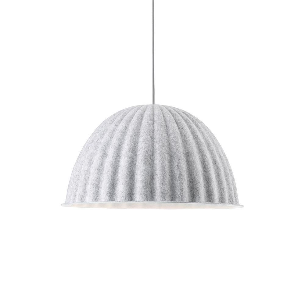 Muuto Under The Bell Pendant Small White Melange Designer Pendant Lighting