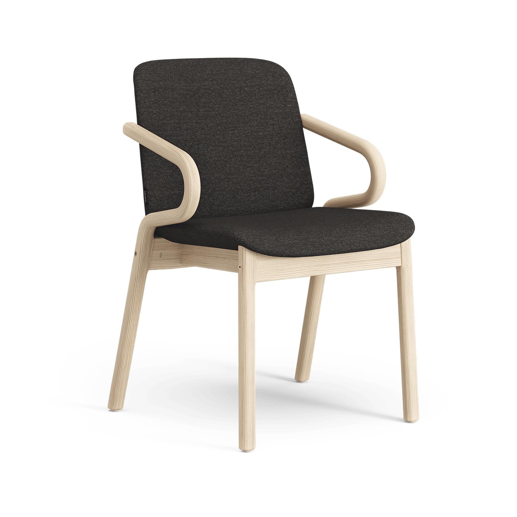 Swedese Amstelle Armchair Natural Ash Barnum 13 Black Designer Furniture From Holloways Of Ludlow