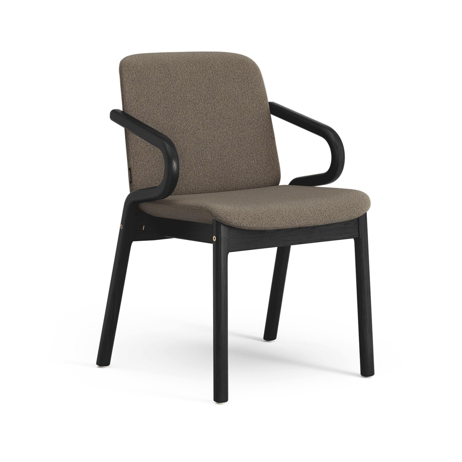 Swedese Amstelle Armchair Black Ash Main Line Flax 23 Brown Designer Furniture From Holloways Of Ludlow