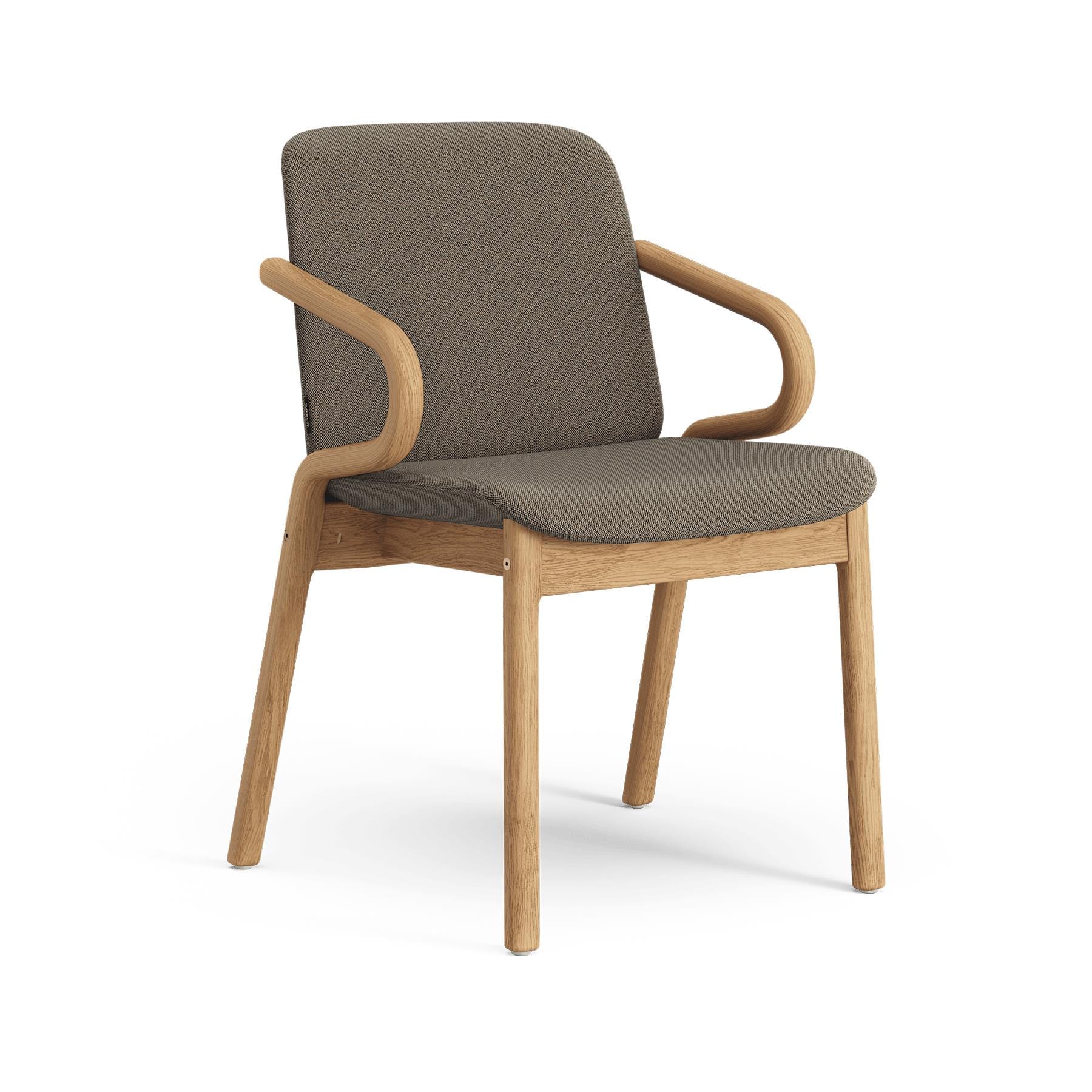 Swedese Amstelle Armchair Oiled Oak Main Line Flax 23 Brown Designer Furniture From Holloways Of Ludlow