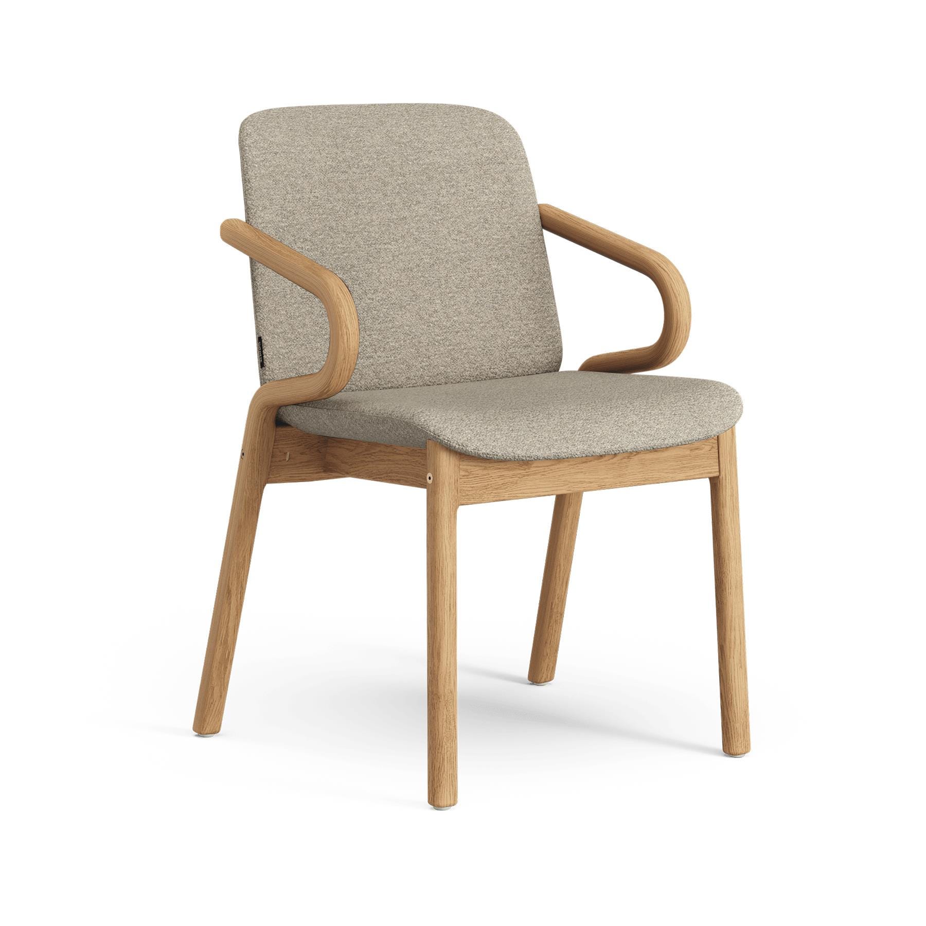 Swedese Amstelle Armchair Oiled Oak Barnum 02 Brown Designer Furniture From Holloways Of Ludlow