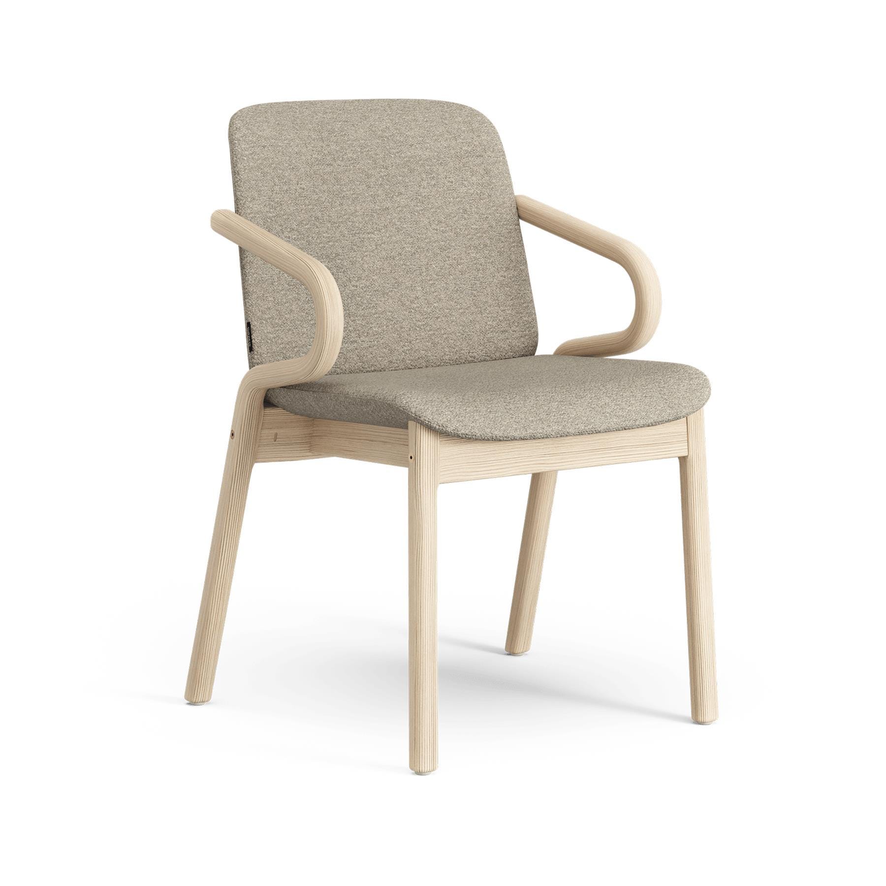 Swedese Amstelle Armchair Natural Ash Barnum 02 Brown Designer Furniture From Holloways Of Ludlow