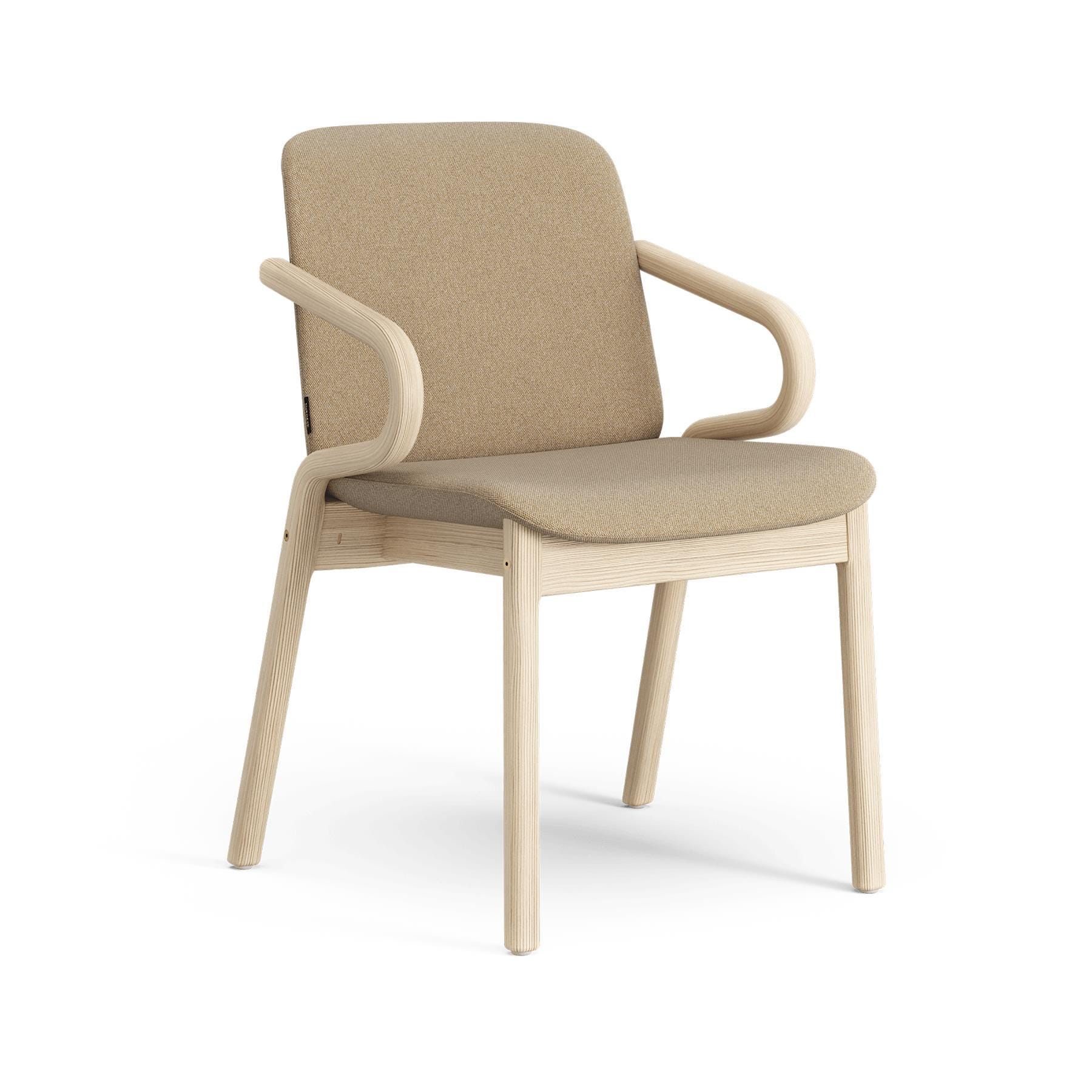 Swedese Amstelle Armchair Natural Ash Main Line Flax 12 Brown Designer Furniture From Holloways Of Ludlow
