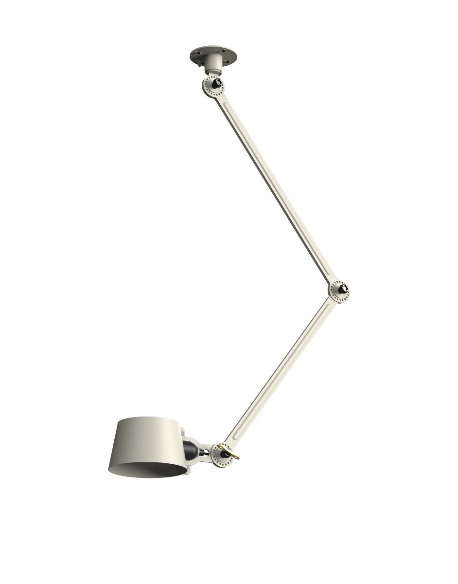 Bolt Ceiling Lamp Double Arm Ash Grey Side Fit