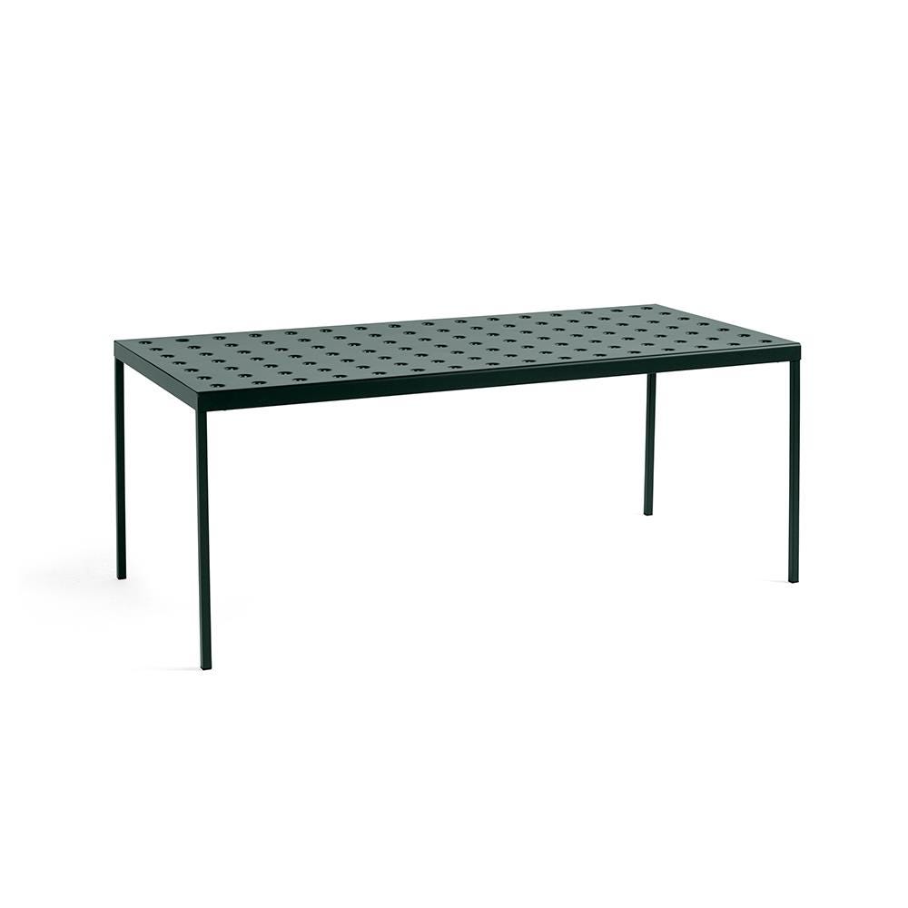 Hay Balcony Outdoor Dining Table Large Dark Forest Green