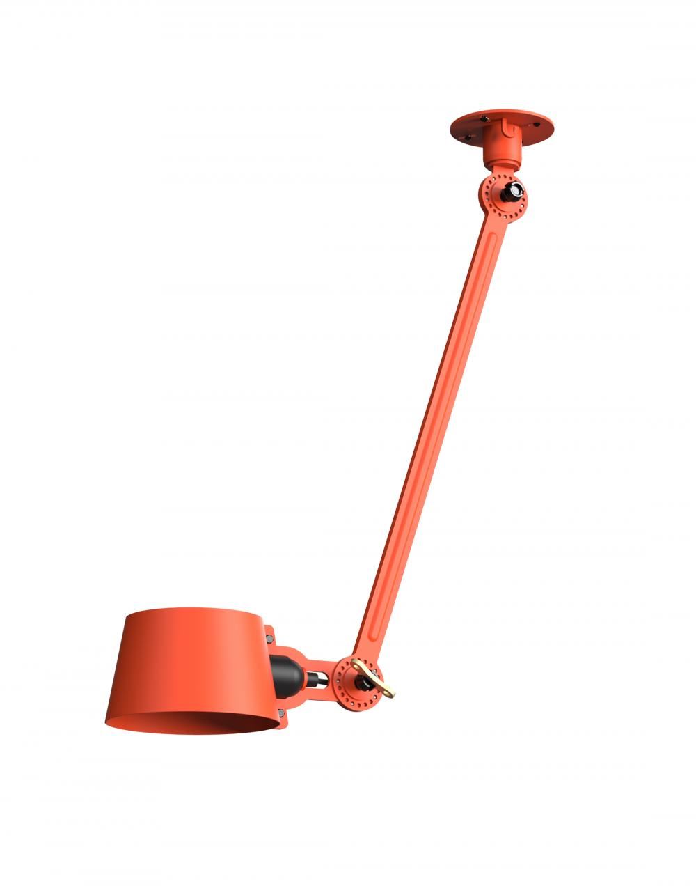 Bolt Ceiling Lamp Single Arm Striking Orange Side Fit