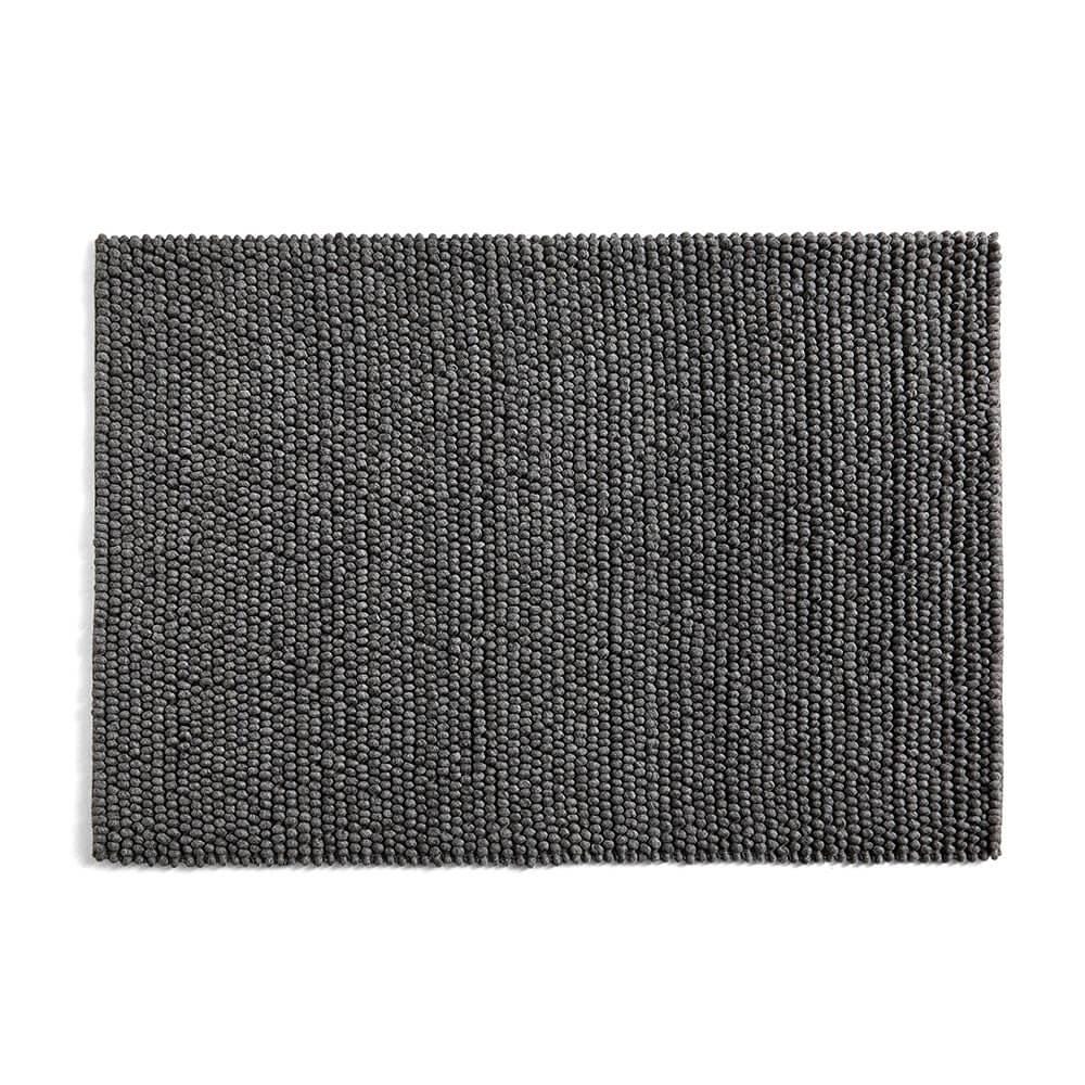 Hay Peas Rug 170x240cm Dark Grey Wool And Cotton