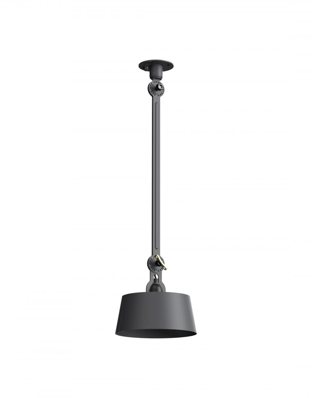 Bolt Ceiling Lamp Single Arm Midnight Grey Under Fit