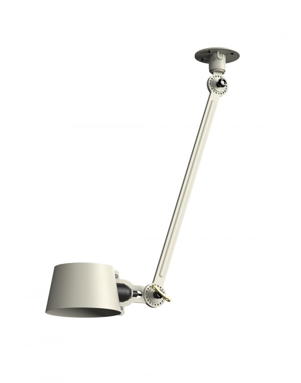 Bolt Ceiling Lamp Single Arm Ash Grey Side Fit