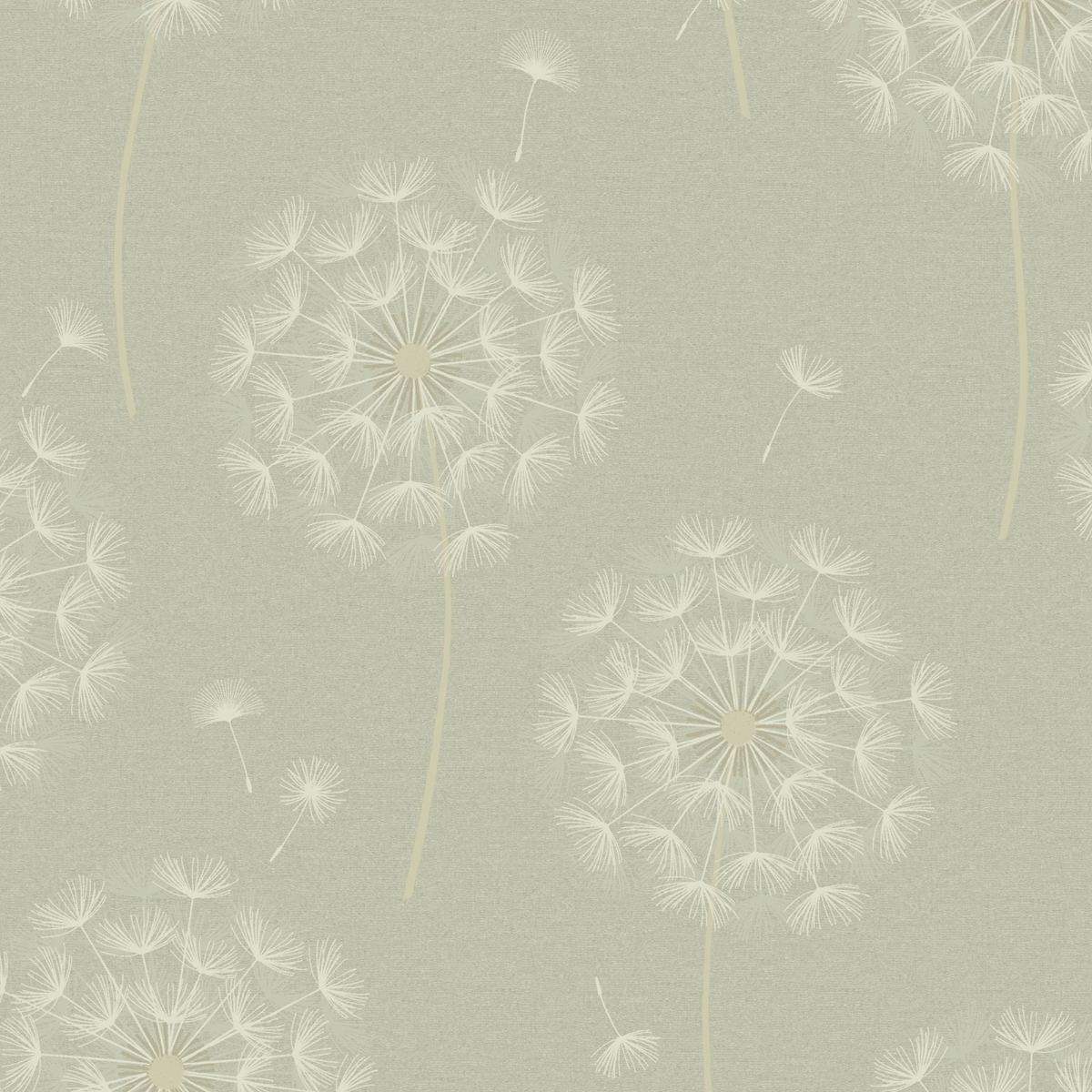 Allora Dandelion Heavyweight Vinyl Wallpaper Sage Green Holden Opus 36259