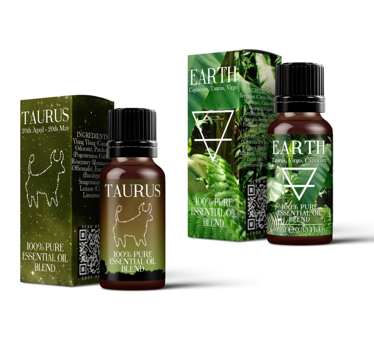 Image of Earth Element & Taurus Essential Oil Blend Twin Pack (2x10ml)