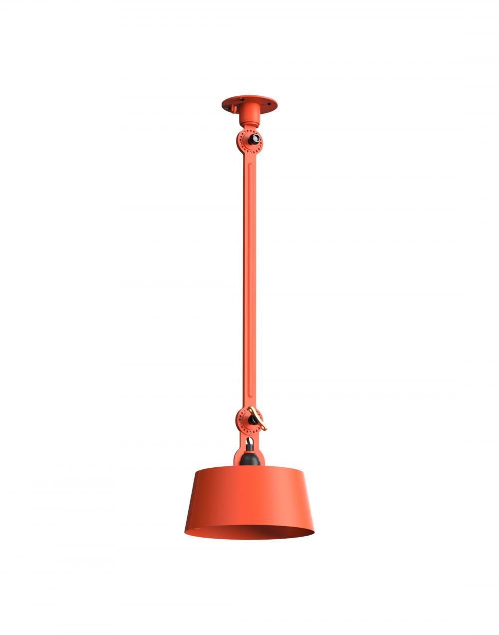 Bolt Ceiling Lamp Single Arm Striking Orange Under Fit