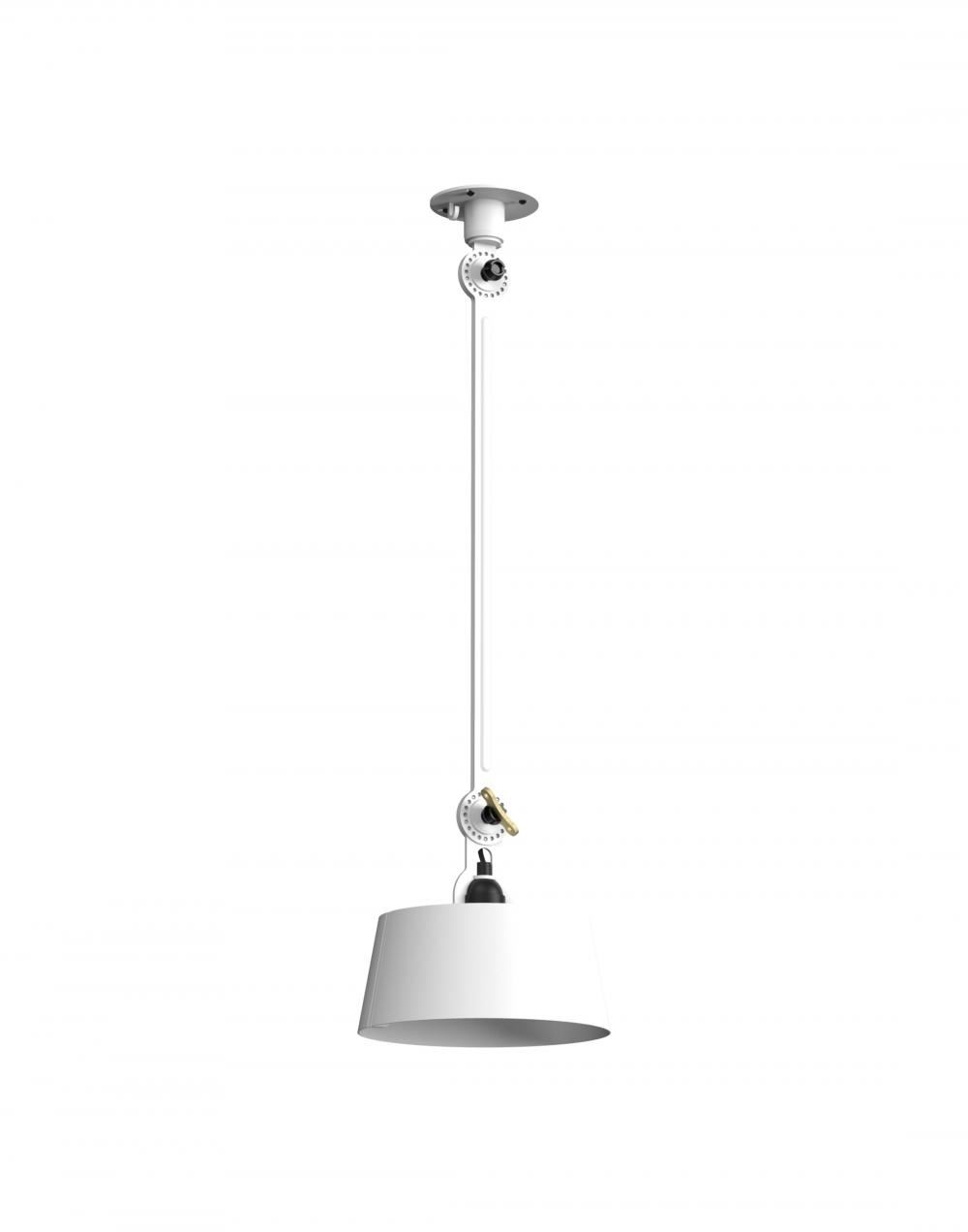 Bolt Ceiling Lamp Single Arm Pure White Under Fit