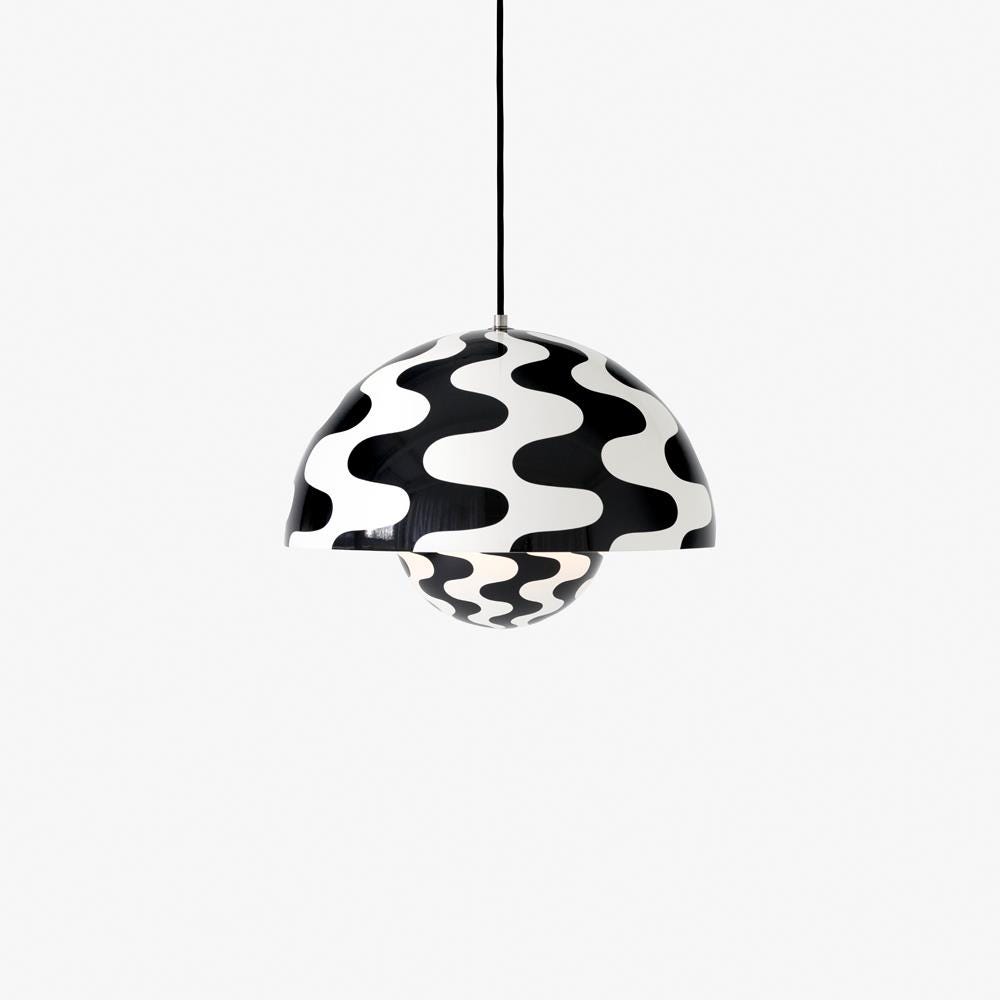 Tradition Vp7 Flowerpot Pendant Blackwhite Multi Designer Pendant Lighting