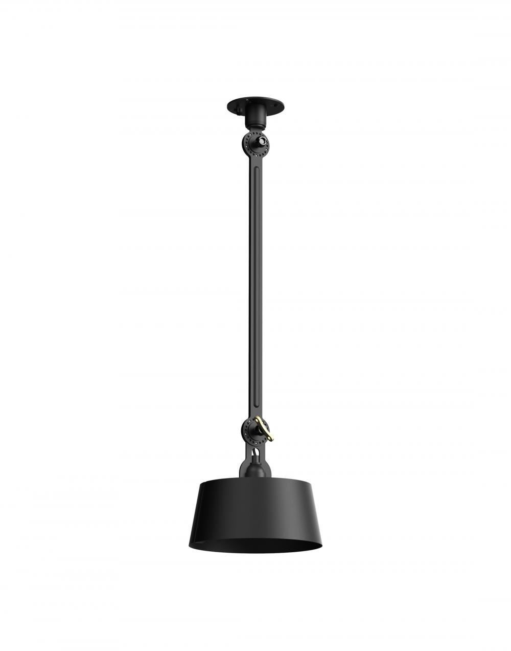 Bolt Ceiling Lamp Single Arm Smokey Black Under Fit