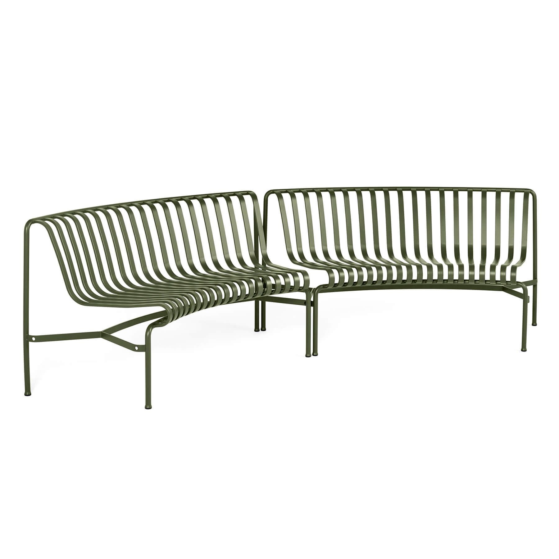 Hay Palissade Park Dining Bench In In Olive Green Designer Furniture From Holloways Of Ludlow