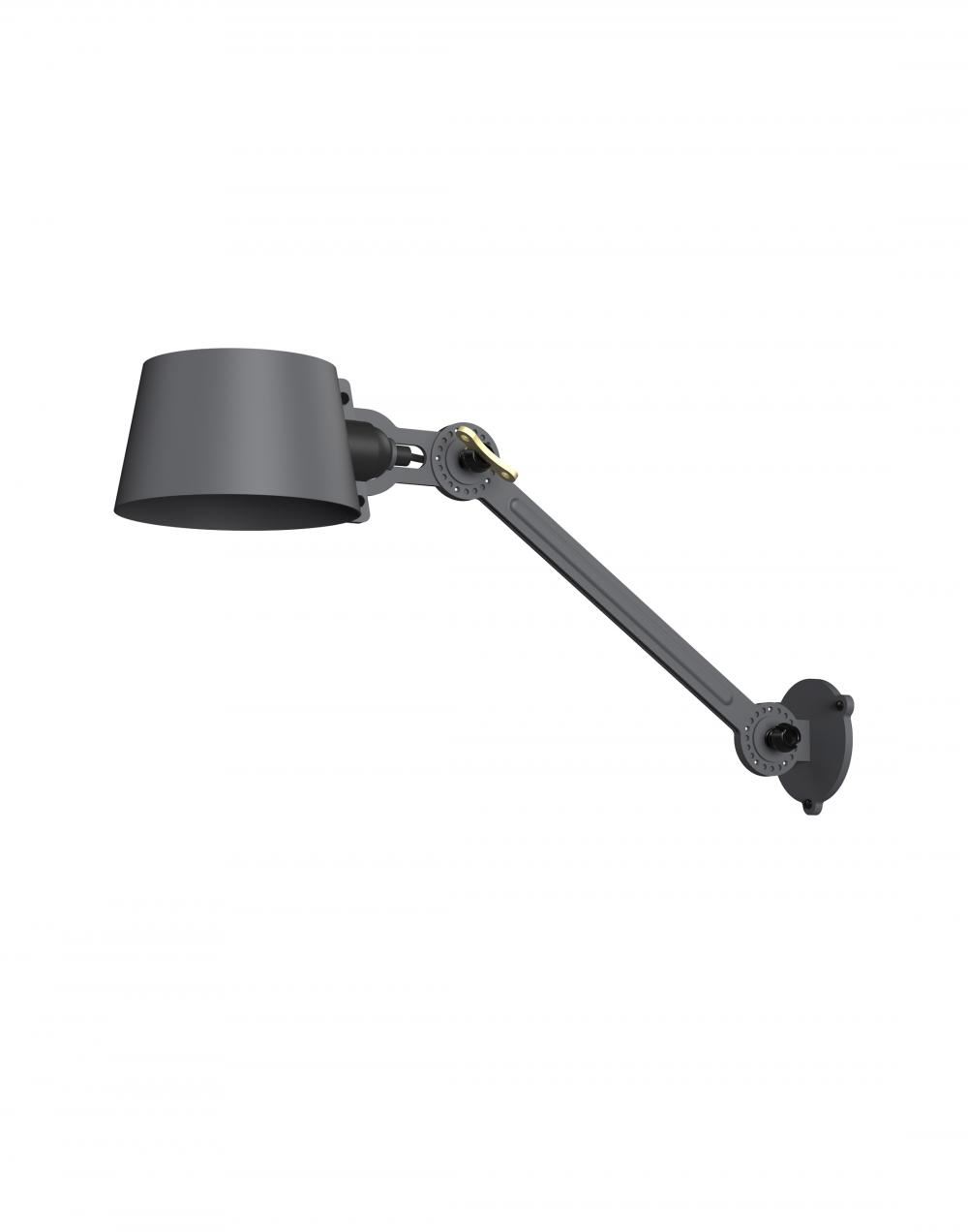 Bolt Wall Lamp Side Fit Midnight Grey With Cable Switch And Plug