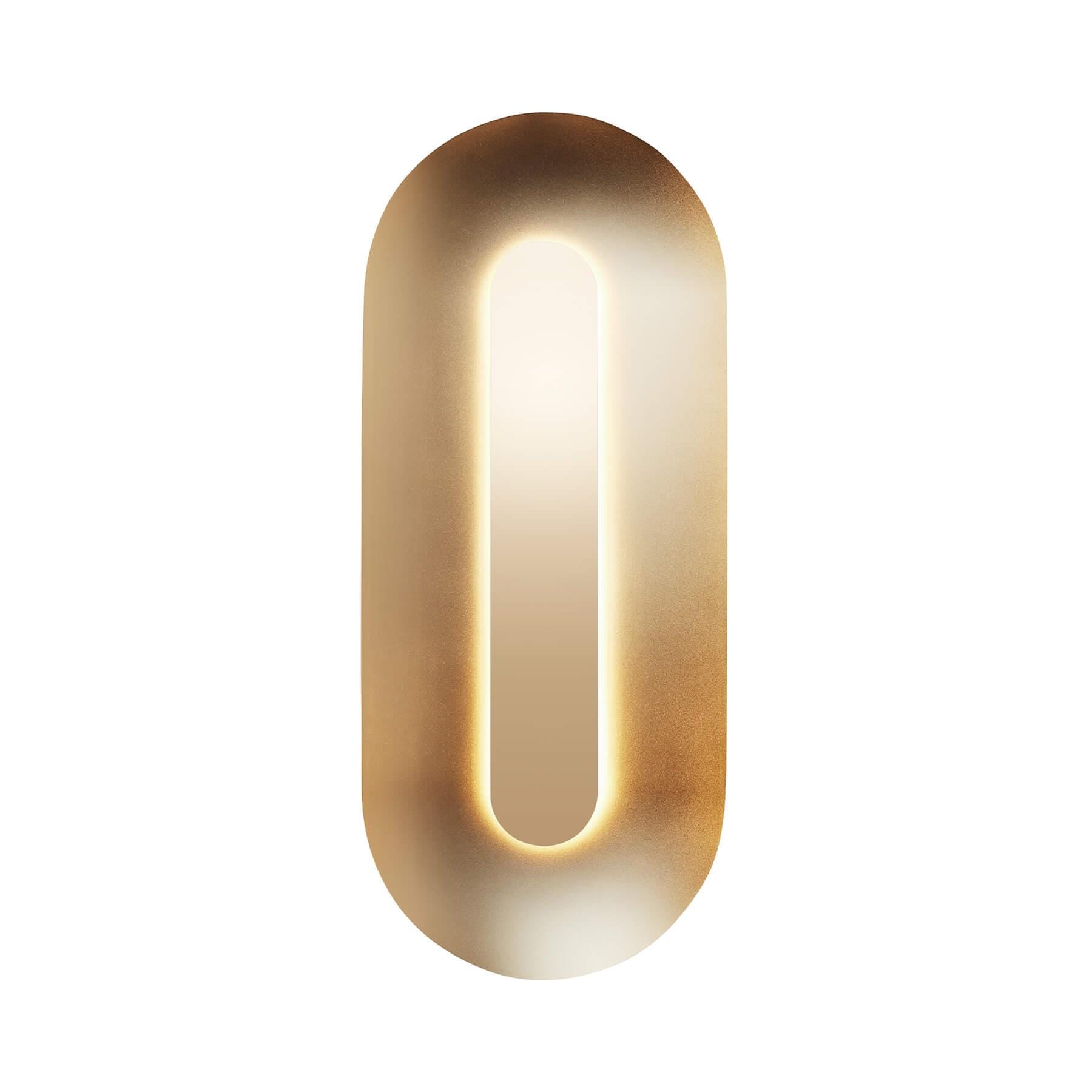 Nuura Sasi Wall Light Large Brass Wall Lighting Brassgold