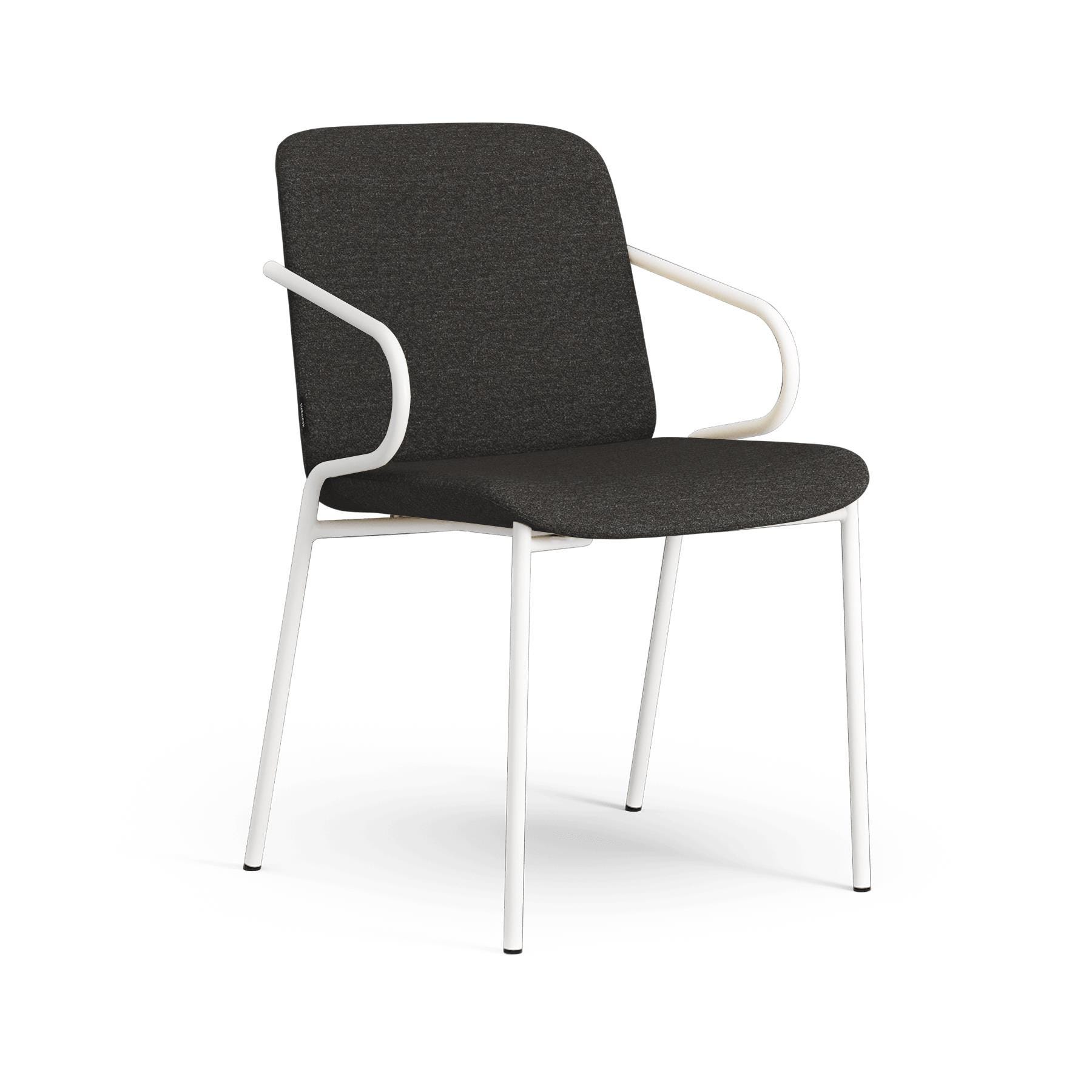 Swedese Amstelle Armchair Metal Frame White Steel Barnum 13 Black Designer Furniture From Holloways Of Ludlow