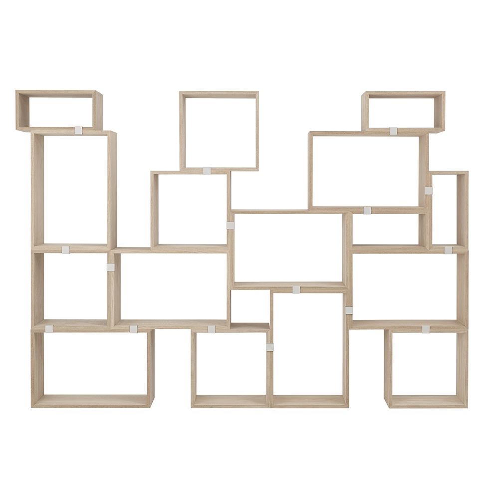 Muuto Stacked Storage System - Configuration 10 White Designer Furniture From Holloways Of Ludlow