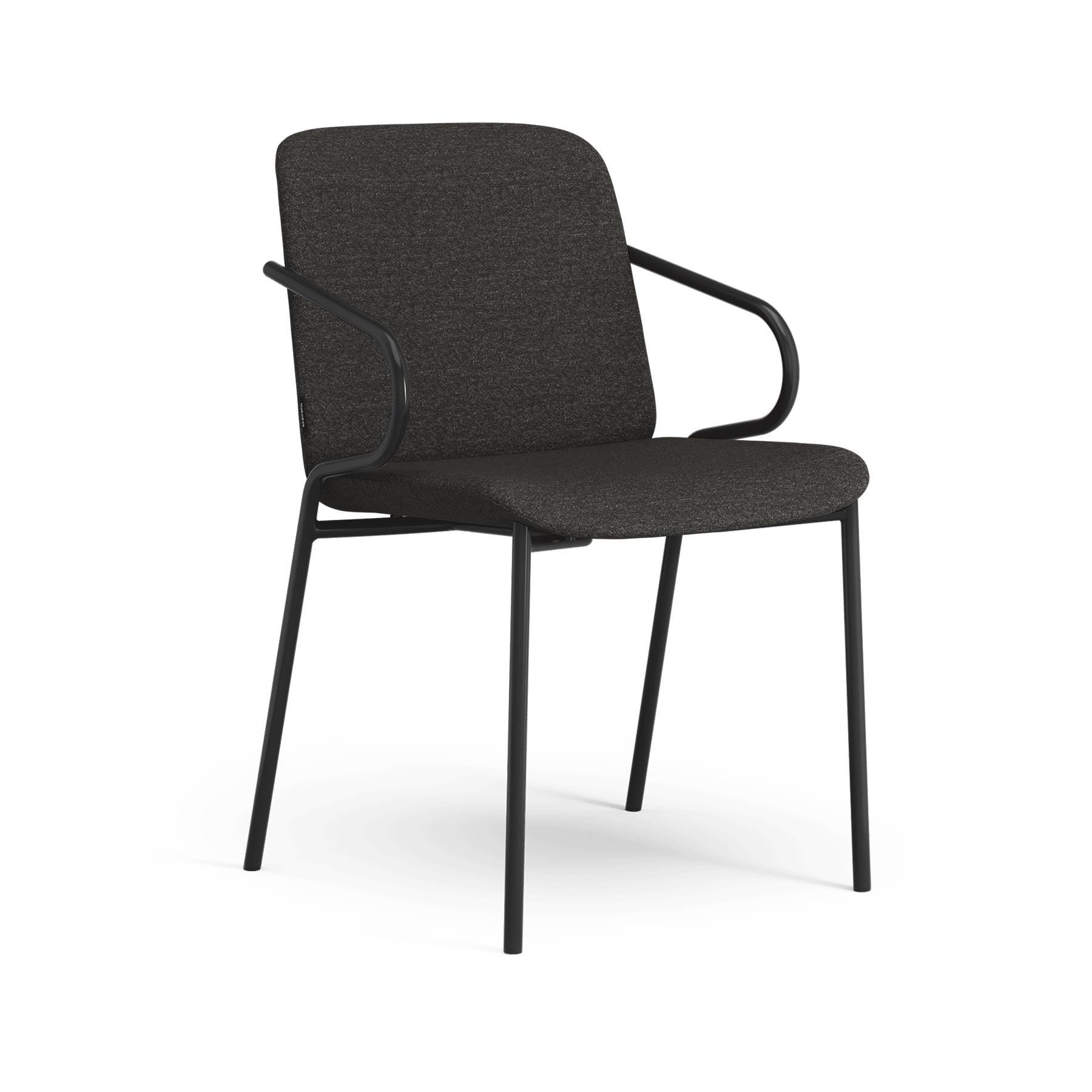 Swedese Amstelle Armchair Metal Frame Black Steel Barnum 13 Designer Furniture From Holloways Of Ludlow