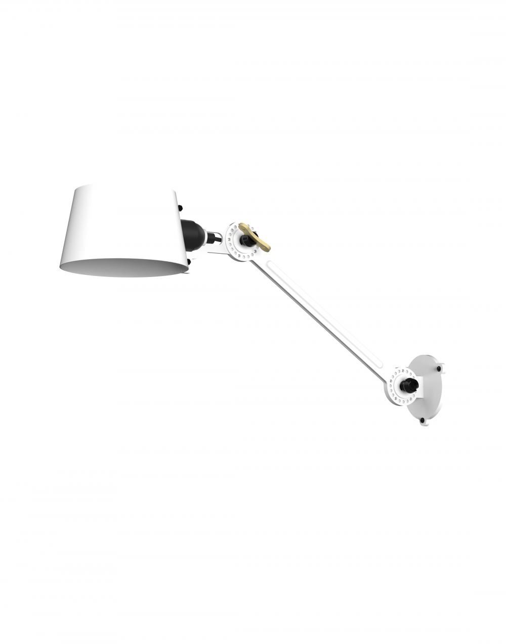 Bolt Wall Lamp Side Fit Pure White Hardwired For Cabling From Wall
