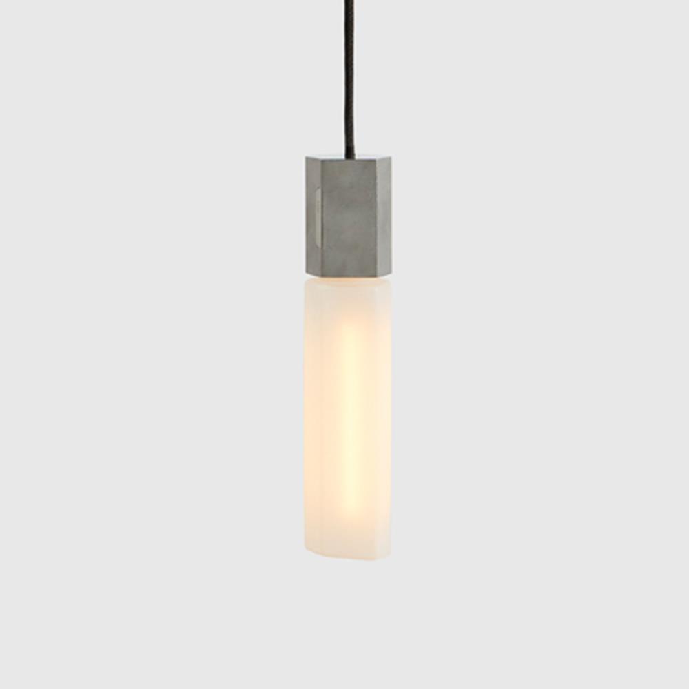 Tala Basalt Pendant Single Stainless Steel Silver Designer Pendant Lighting