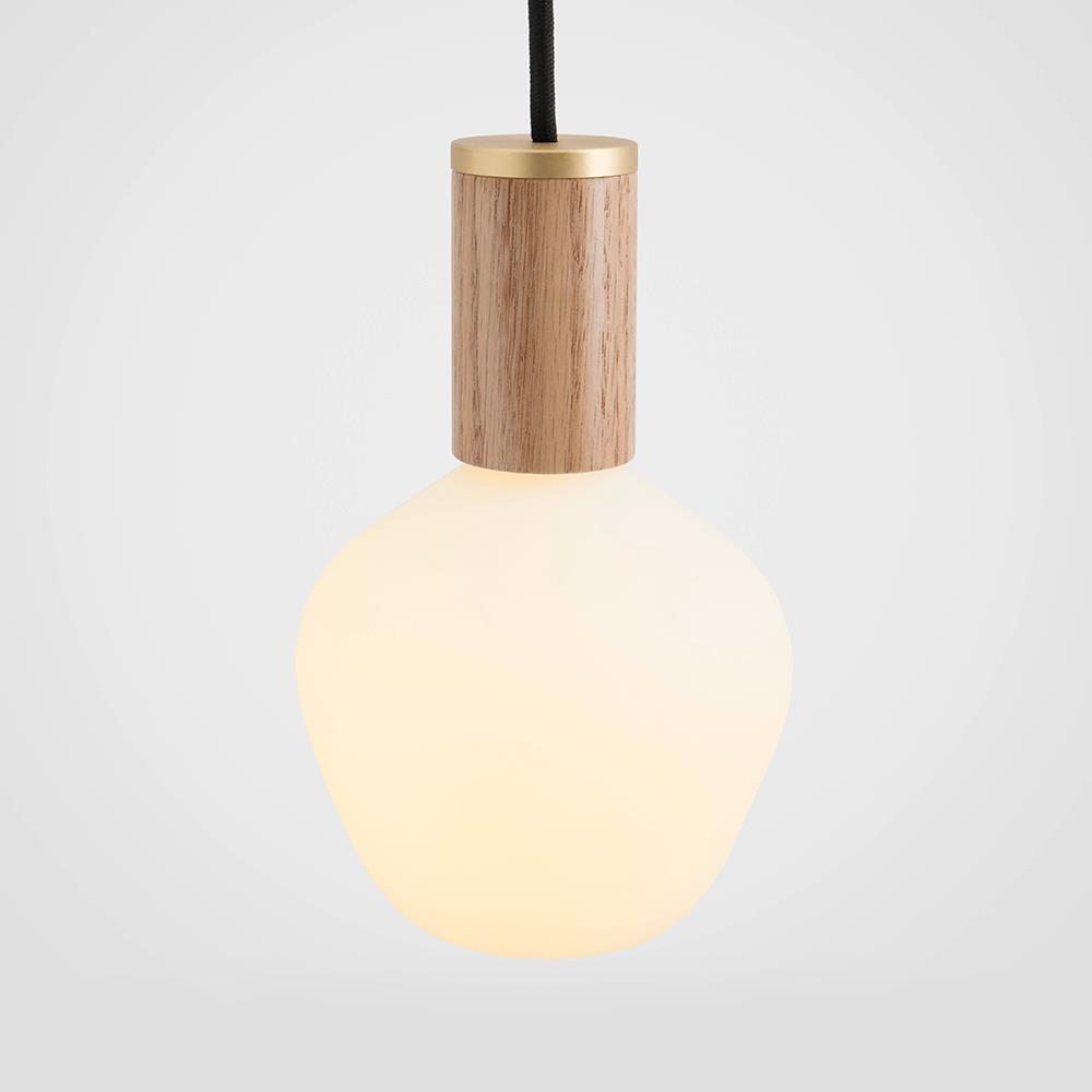 Tala Knuckle Pendant Oak Light Wood Designer Pendant Lighting