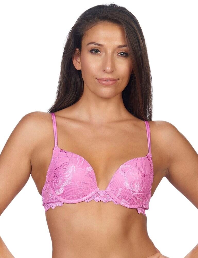 Push up your assets with a gel boost bra from After Eden. This bra is designed to boost the look of a smaller bust, for everyday confidence. The bra features gel padding in the cups and an underwire for support. The double shoulder straps are adjustable and can be crossed meaning you can wear this bra as a halter neck style. This push-up bra is super comfy and feminine with stunning lace over the cups and back band.  Gel padding Underwired Adjustable double straps A multiway bra that can be worn as a halter Hook and eye closure Lace trim Composition:- 85% Polyamide &pipe; 15% Elastane Listed in UK sizes  47363-86439-1149724 08.5165 Gel lace Bra