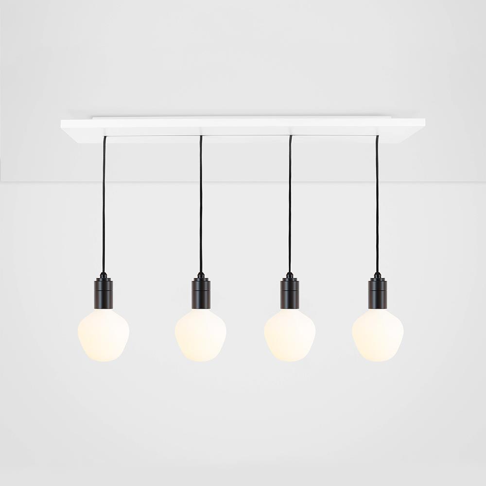 Tala Multiple Pendant With Enno Bulbs Black Designer Pendant Lighting