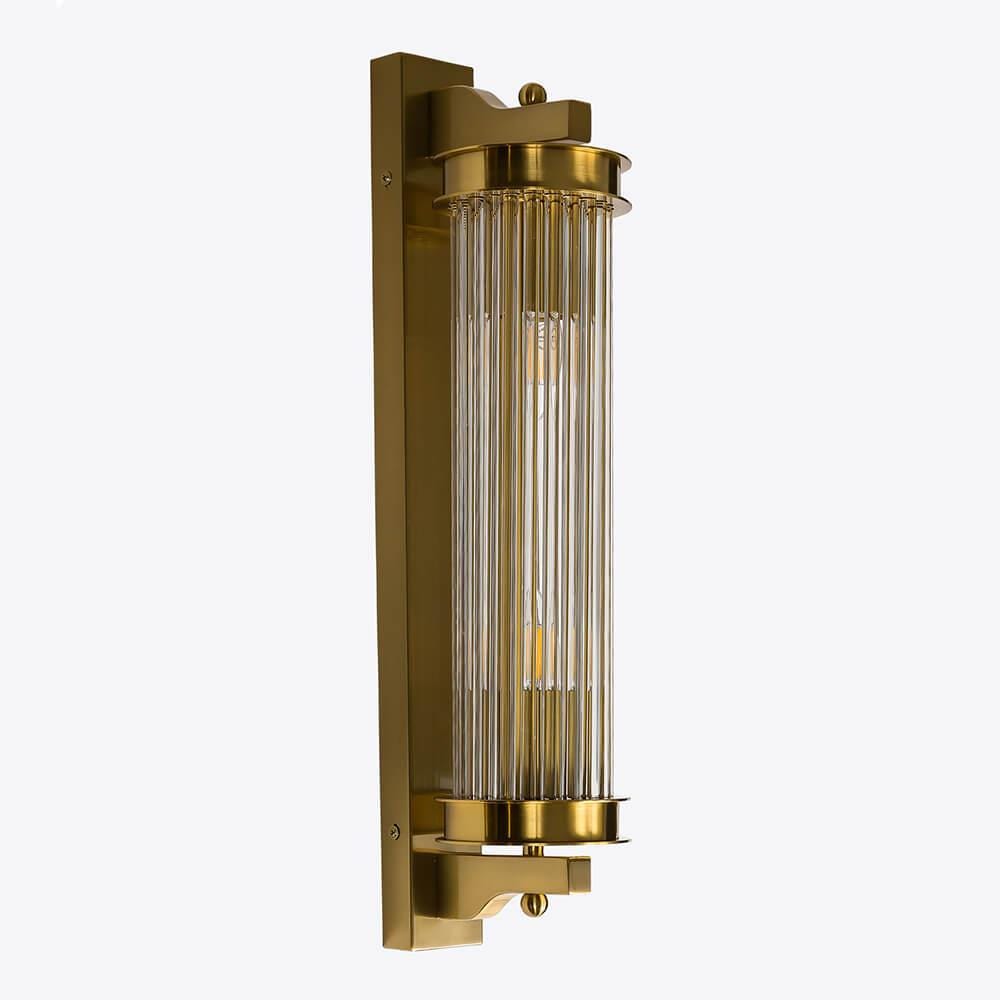 Pure White Lines Parisian Elon Wall Light Large Brass Wall Lighting Brassgold