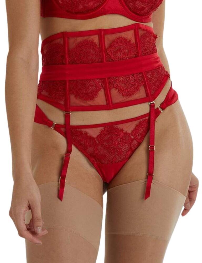 Add some va-va-voom to your boudoir lingerie collection with Playful Promises. The Annelise waspie complements the rest of the range perfectly and features ravishing lace detailing upon sheer mesh. It can be worn as a stand-alone waspie or as a suspender belt with your favourite stockings.  Lace and mesh waspie Satin straps and details 4 adjustable suspender straps Hook & eye fastening Composition:- mixed fabric content Listed in UK sizes  47307-86476-1148631 PPW3180  Waspie